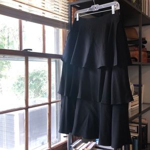 Zara Ruffle MIDI Skirt